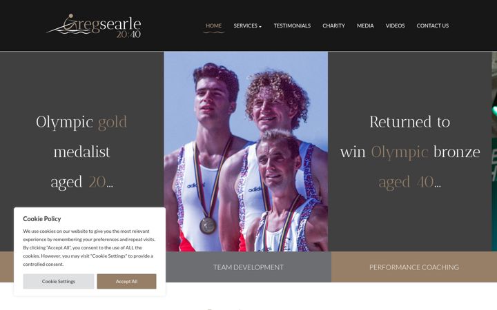 Screenshot of gregsearle2040.com