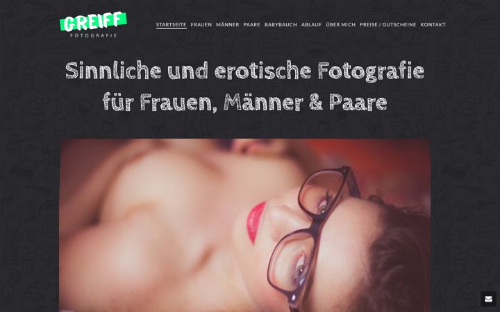 Screenshot of greiff-fotografie.com
