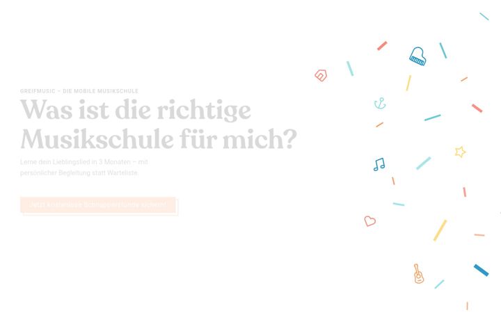 Screenshot of greifmusic.de