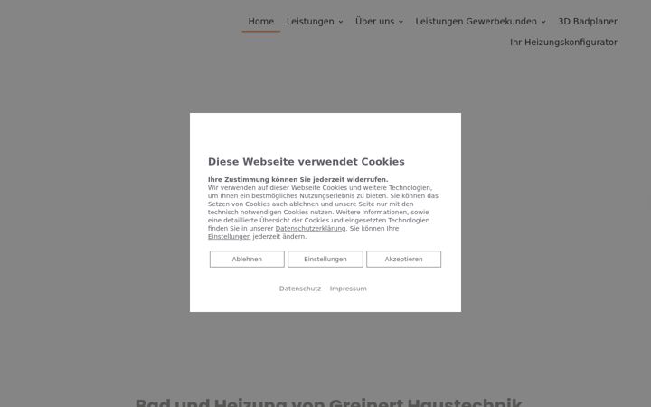 Screenshot of greinert-haustechnik.de