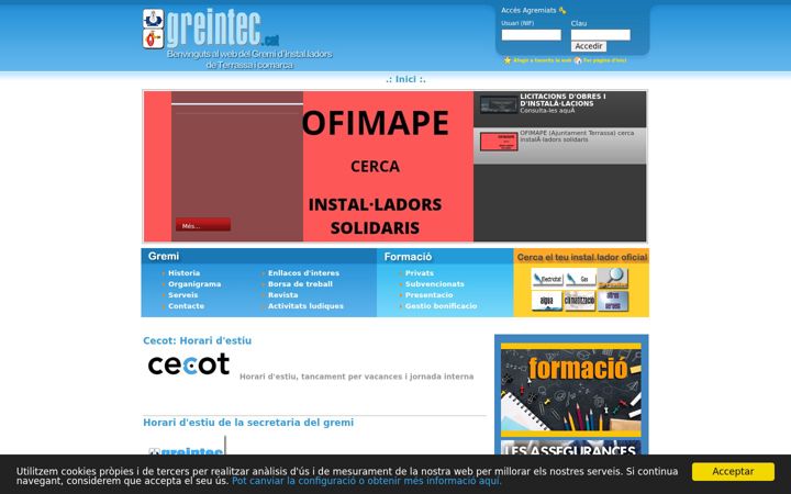 Screenshot of greintec.cat