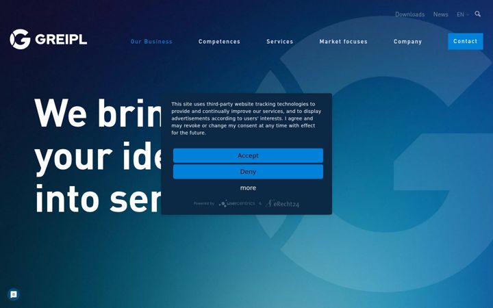 Screenshot of greipl-group.com