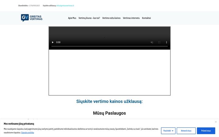 Snímek obrazovky greitasvertimas.lt