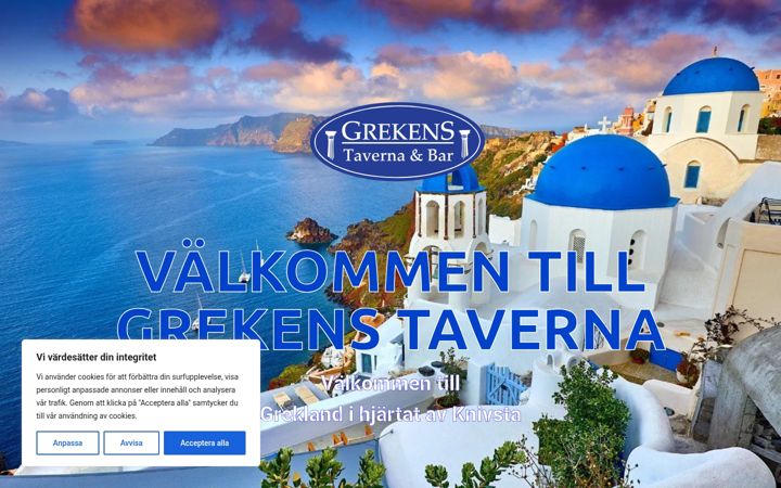 Screenshot of grekenstaverna.se