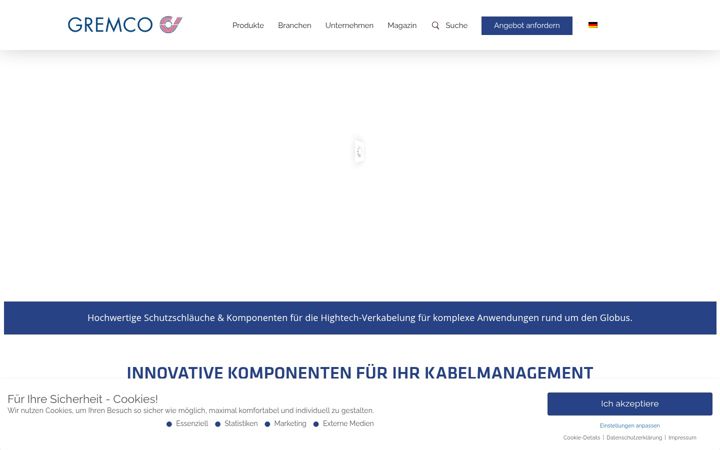 Screenshot of gremco.de