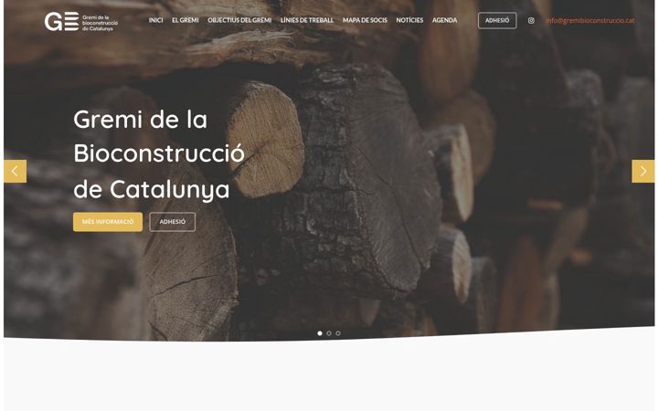 Screenshot of gremibioconstruccio.cat