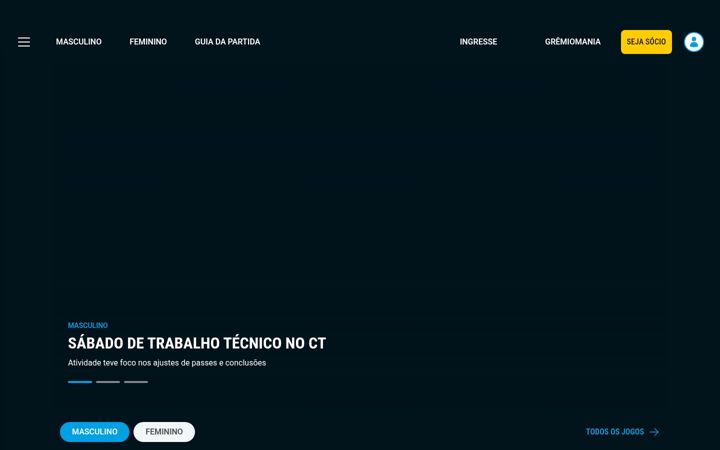 Screenshot of gremio.net