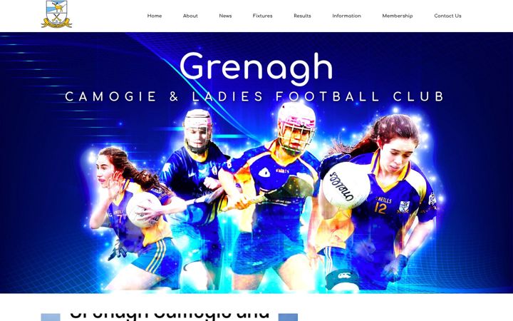 Screenshot of grenaghladies.com