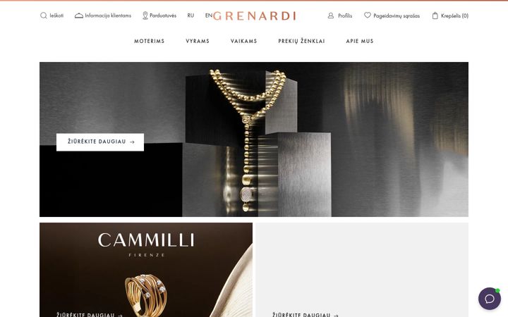 Screenshot of grenardi.lt