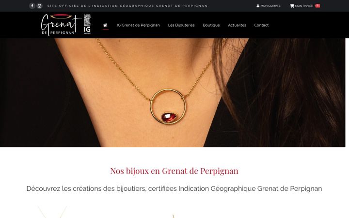 Screenshot of grenat-de-perpignan.fr