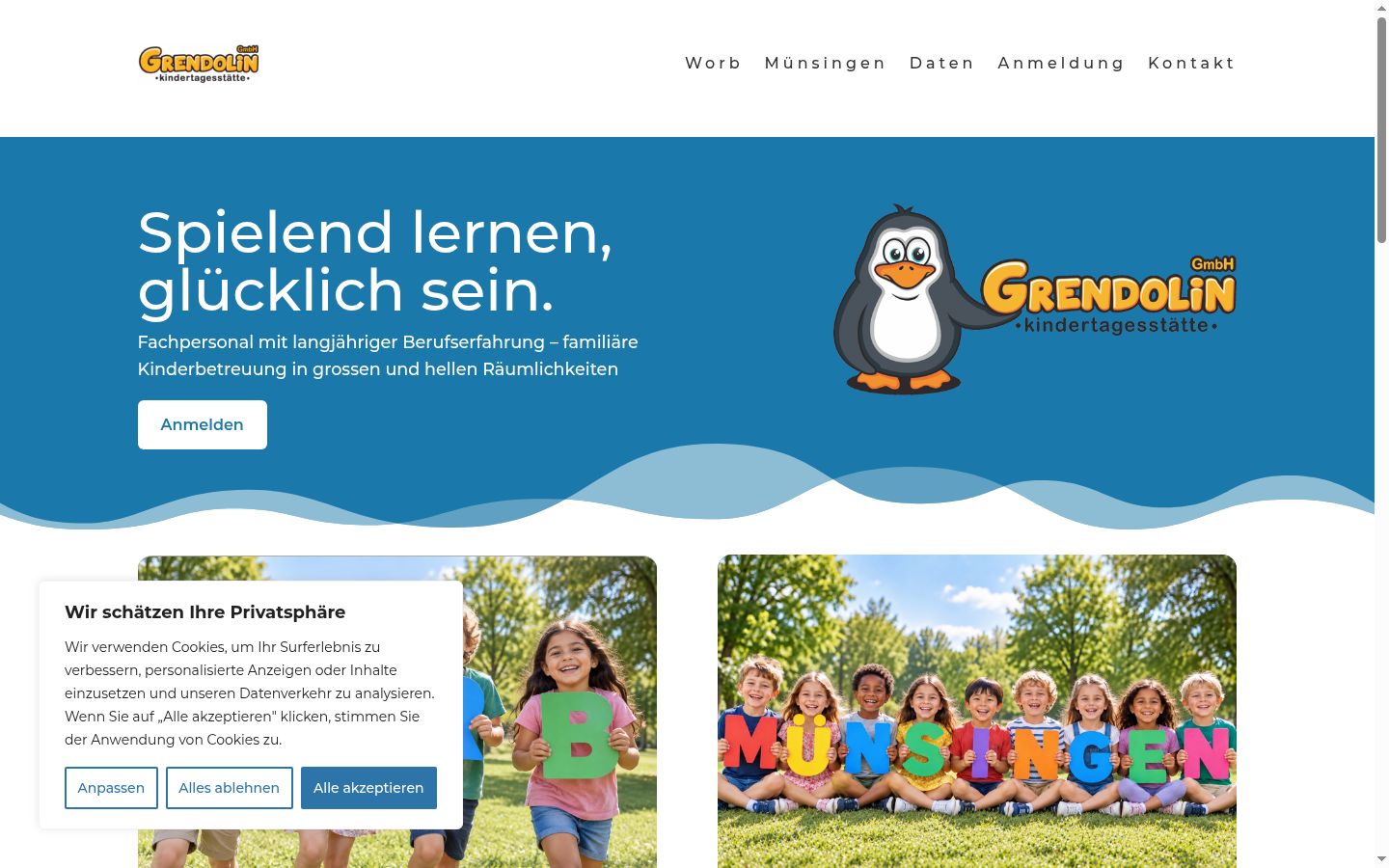 Screenshot tal-banner tal-kunsens muri qabel kwalunkwe interazzjoni