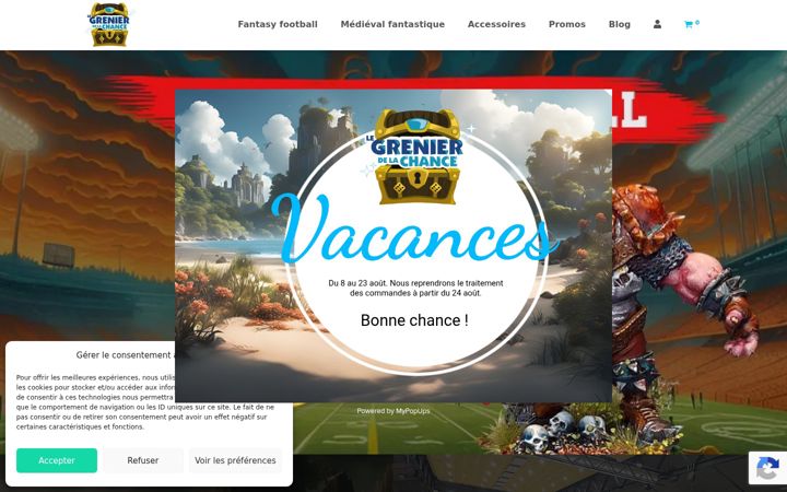 Screenshot of grenier-de-la-chance.fr