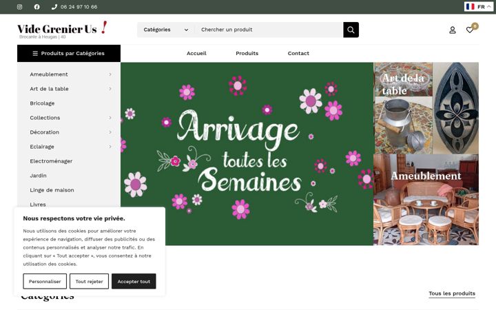 Screenshot of grenierus.com