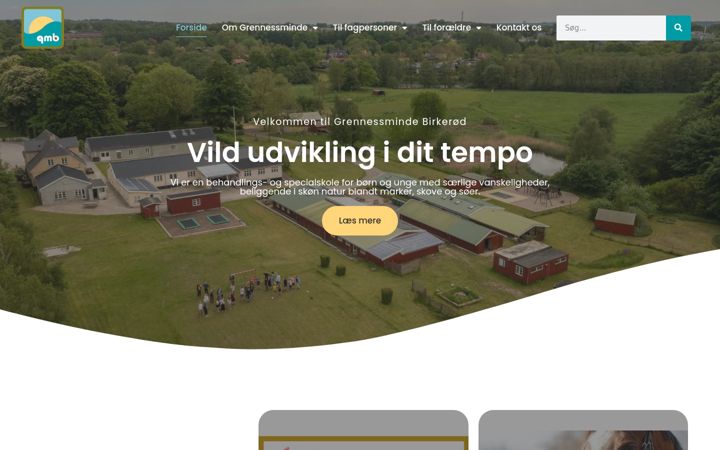 Screenshot of grennessminde.dk