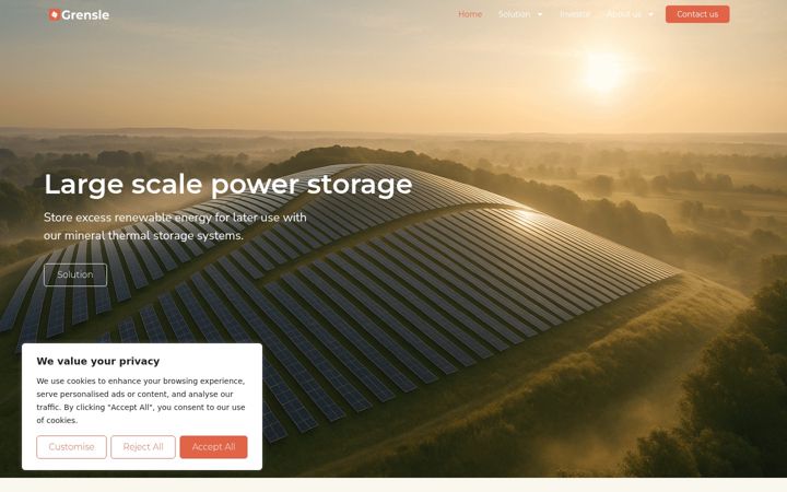 Screenshot of grensle.com
