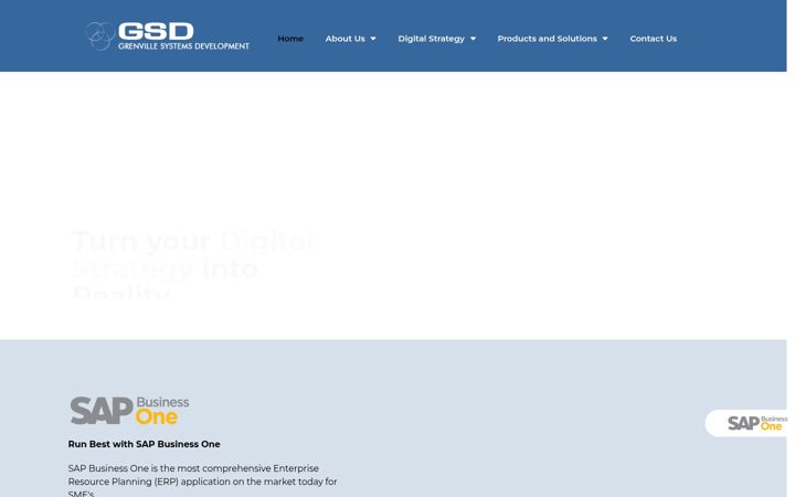 Screenshot of grenville.co.za