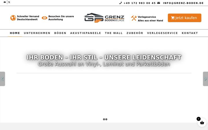 Screenshot of grenz-bodenbelaege.de