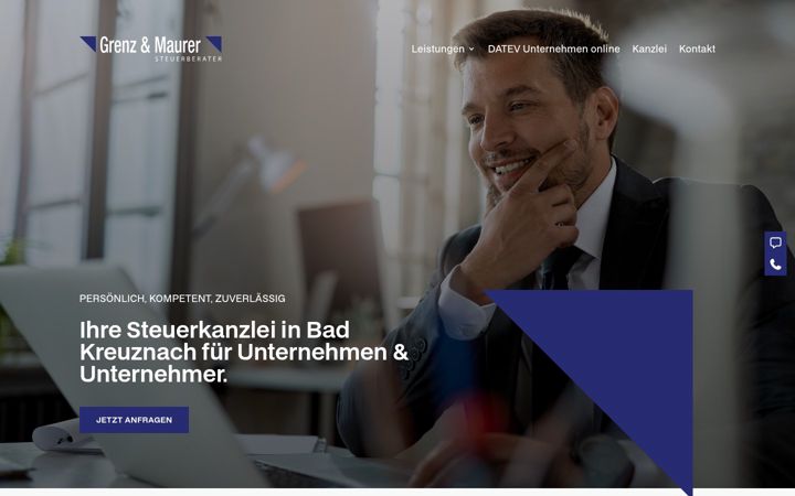 Screenshot of grenz-maurer.de