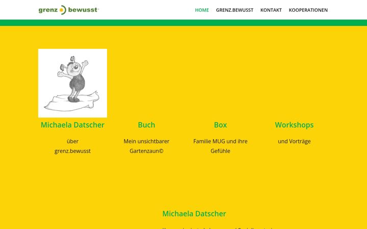 Screenshot of grenzbewusst.com