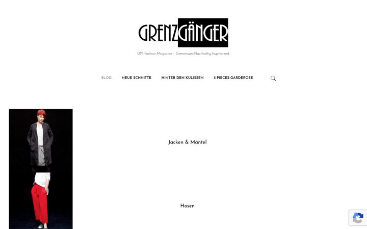 Screenshot of grenzgaenger-design.de