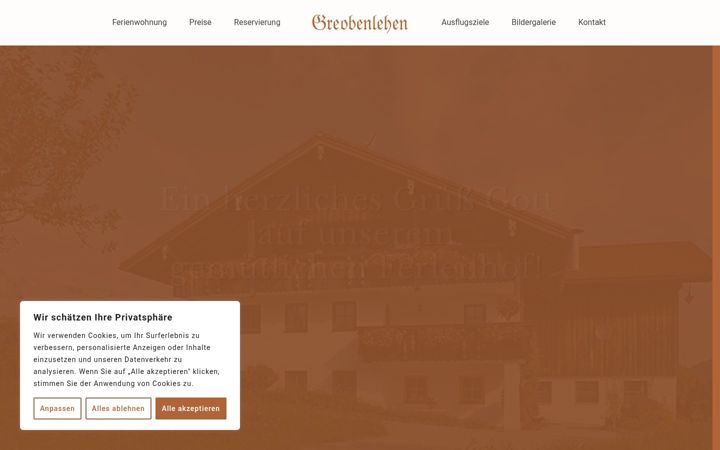Screenshot of greobenlehen.info