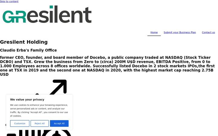Screenshot of gresilent.com