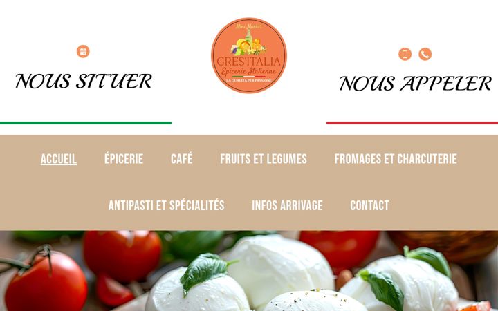 Screenshot of gresitalia.fr