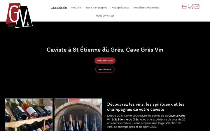Screenshot of gresvin.fr