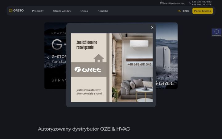 Screenshot of greto.com.pl