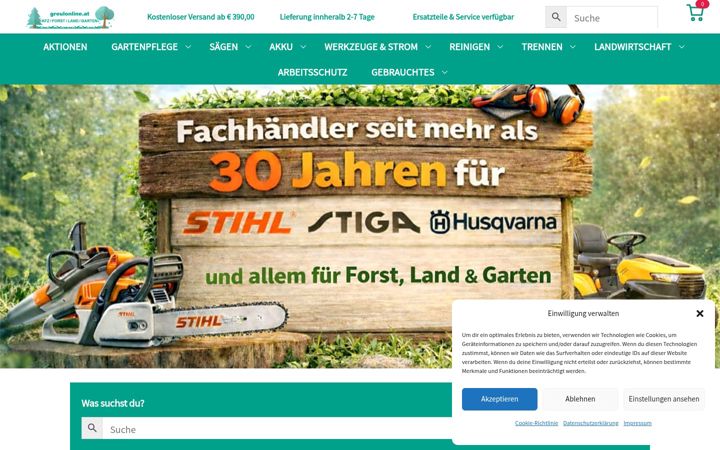 Screenshot of greulonline.at