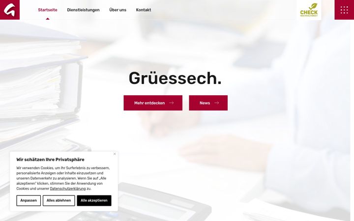 Screenshot of grevag.ch