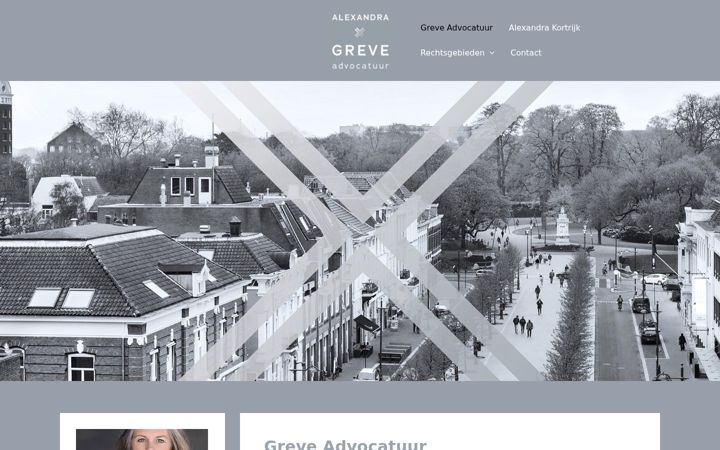Screenshot of greve-advocatuur.nl