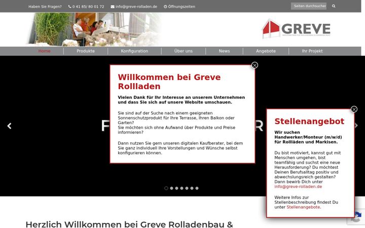 Screenshot of greve-rolladen.de