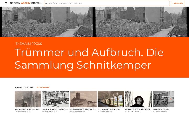 Screenshot of greven-archiv-digital.de