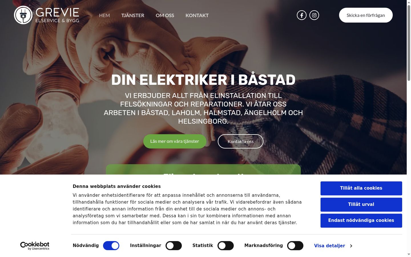 Sutikimo reklamjuostės, rodytos prieš bet kokią sąveiką, ekrano kopija