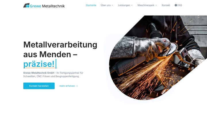 Screenshot of grewe-metalltechnik.de