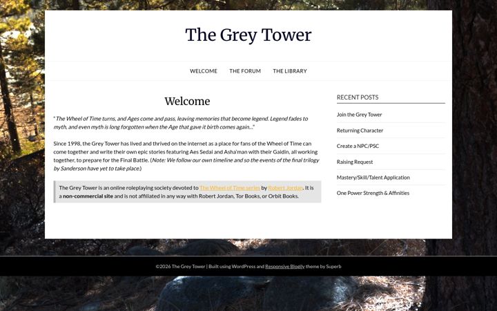 Screenshot of grey-tower.org