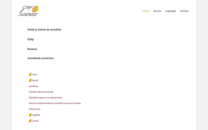 Screenshot of greybusiness.ro