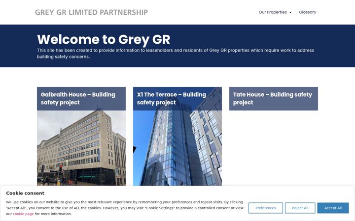 Screenshot of greygr.co.uk