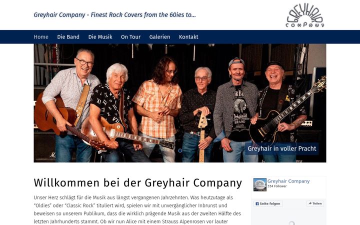 Screenshot of greyhair-company.ch