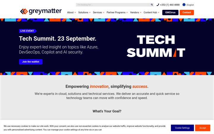 Screenshot of greymatter.com
