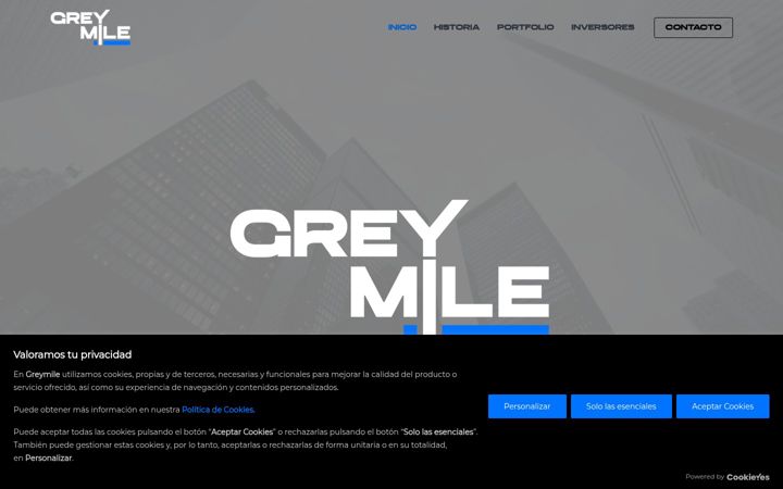 Screenshot of greymile.es