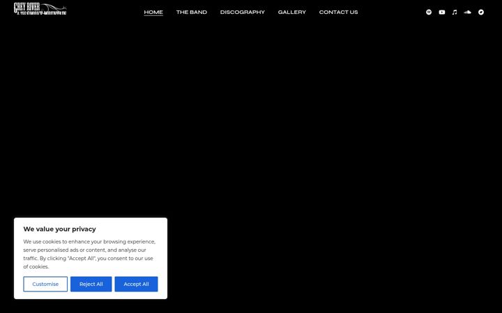 Screenshot of greyriverandthesmokymountain.com