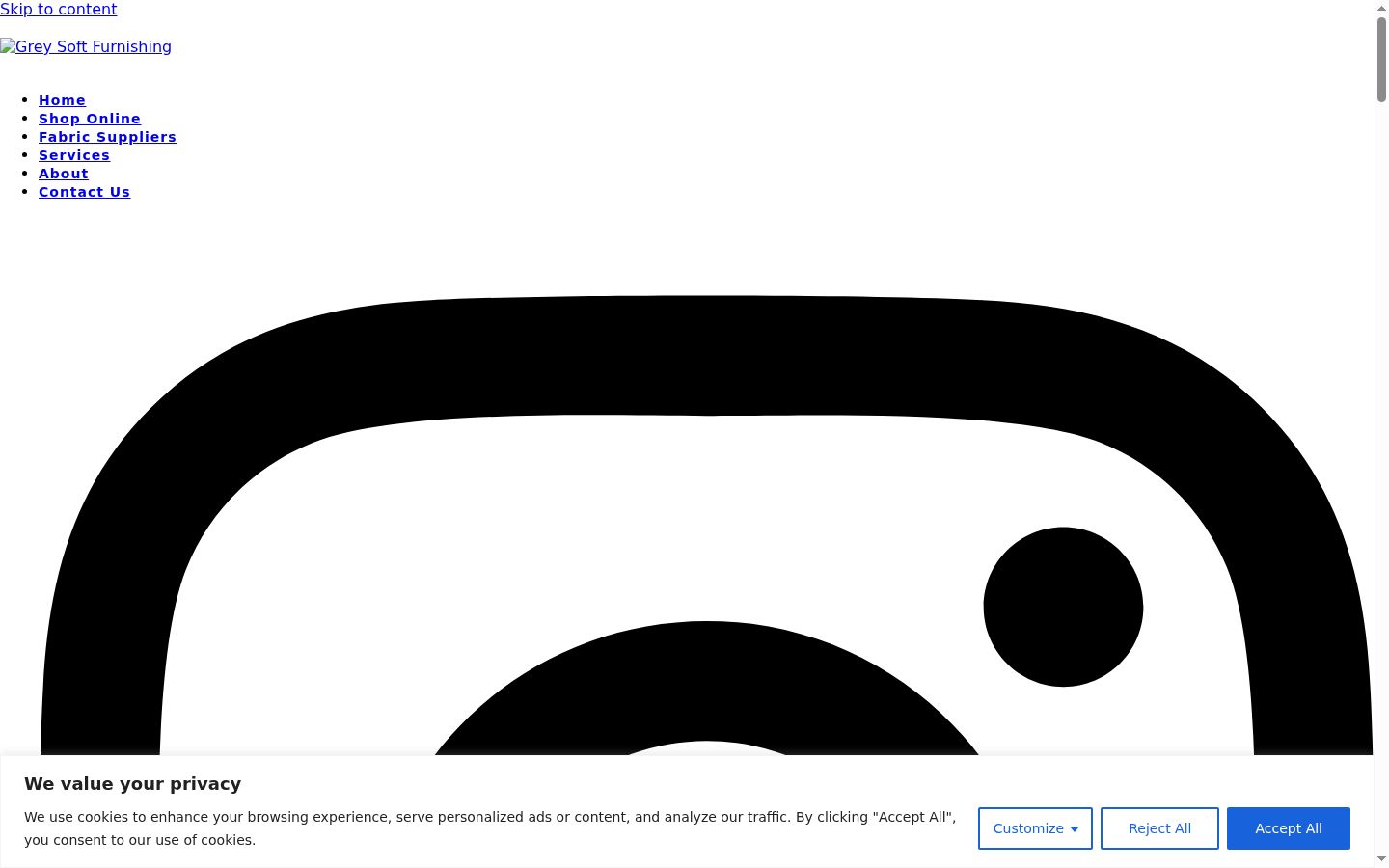 Captura de ecrã do banner de consentimento apresentado antes de qualquer interação