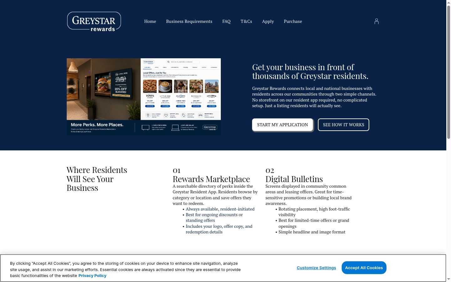 Screenshot tal-banner tal-kunsens muri qabel kwalunkwe interazzjoni