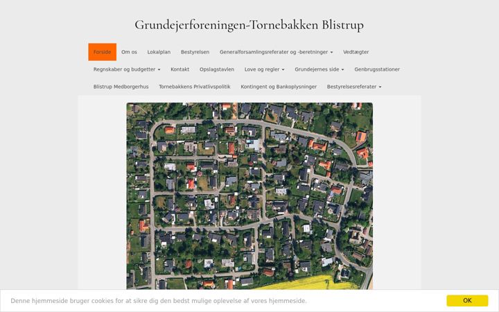 Screenshot of grf-tornebakken.dk