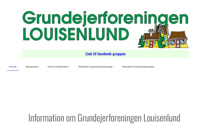Screenshot of grflouisenlund.dk