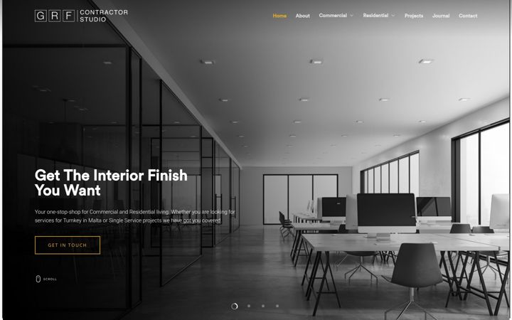 Screenshot of grfmalta.com
