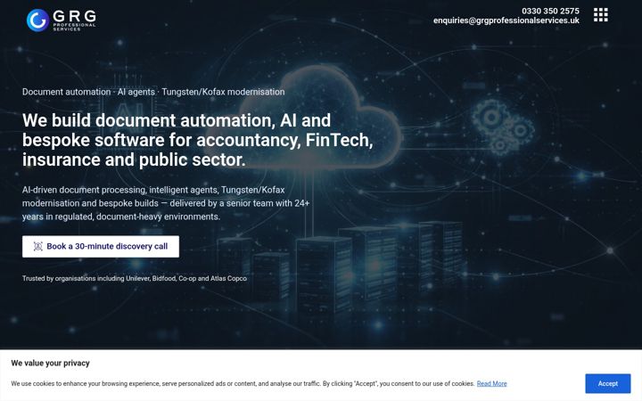 Screenshot of grgprofessionalservices.uk