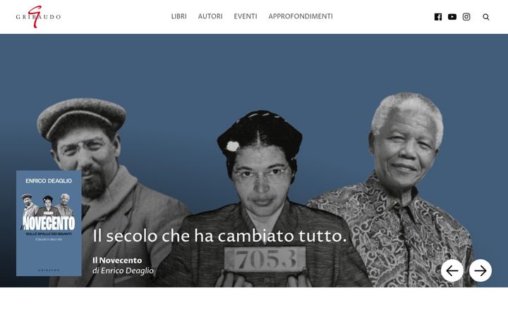 Screenshot of gribaudo.it